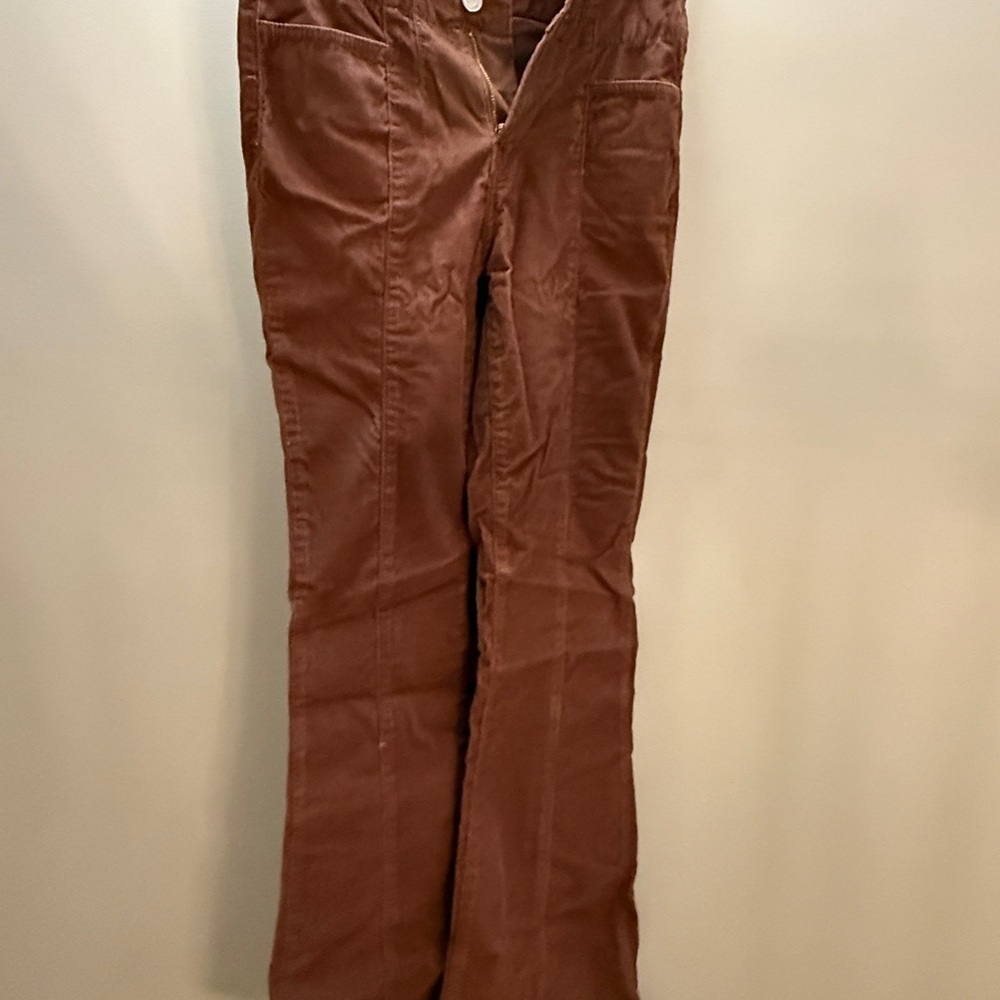 No Boundaries Chocolate Brown Corduroy Flare Jeans